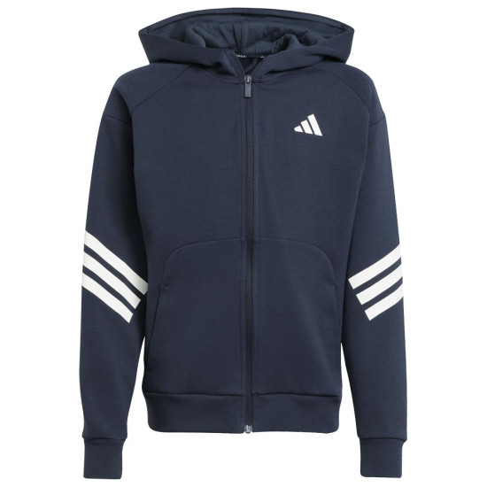 Adidas Παιδική ζακέτα Future Icons 3-Stripes Full-Zip Hoodie Adidas Παιδική ζακέτα Future Icons 3-Stripes Full-Zip Hoodie